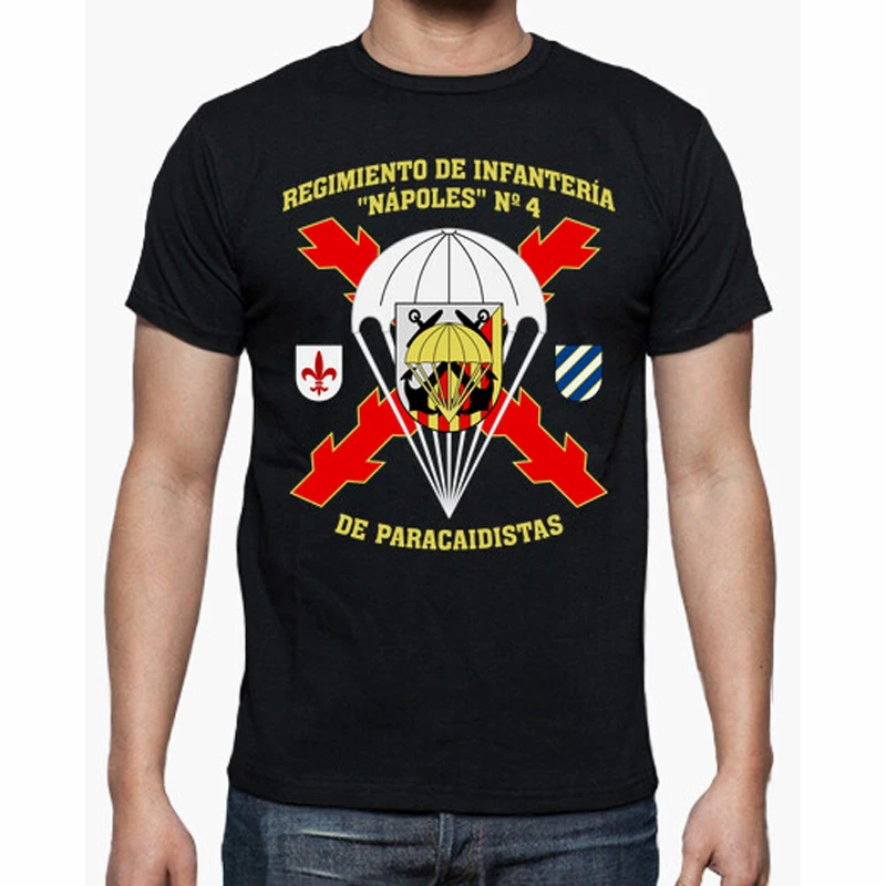 Camisetas De guarderías, N ° 4 De Paracaidistas Camisetas Brigada Paracaidista Española