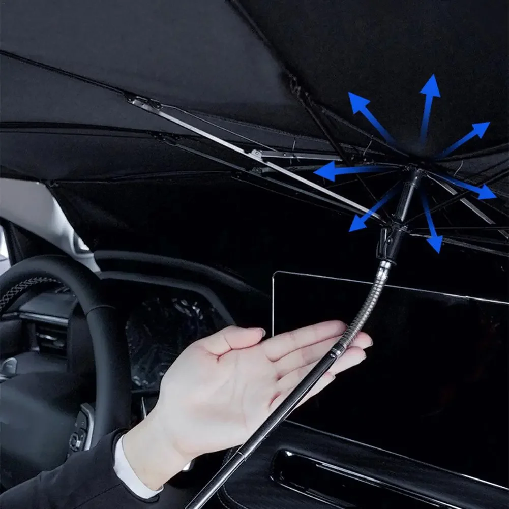 

NEW2023 Car Sun Umbrella Folding Car Auto Windshield Auto Front Window Sunshade Cover Heat Insulation Protection Parasol Accesso