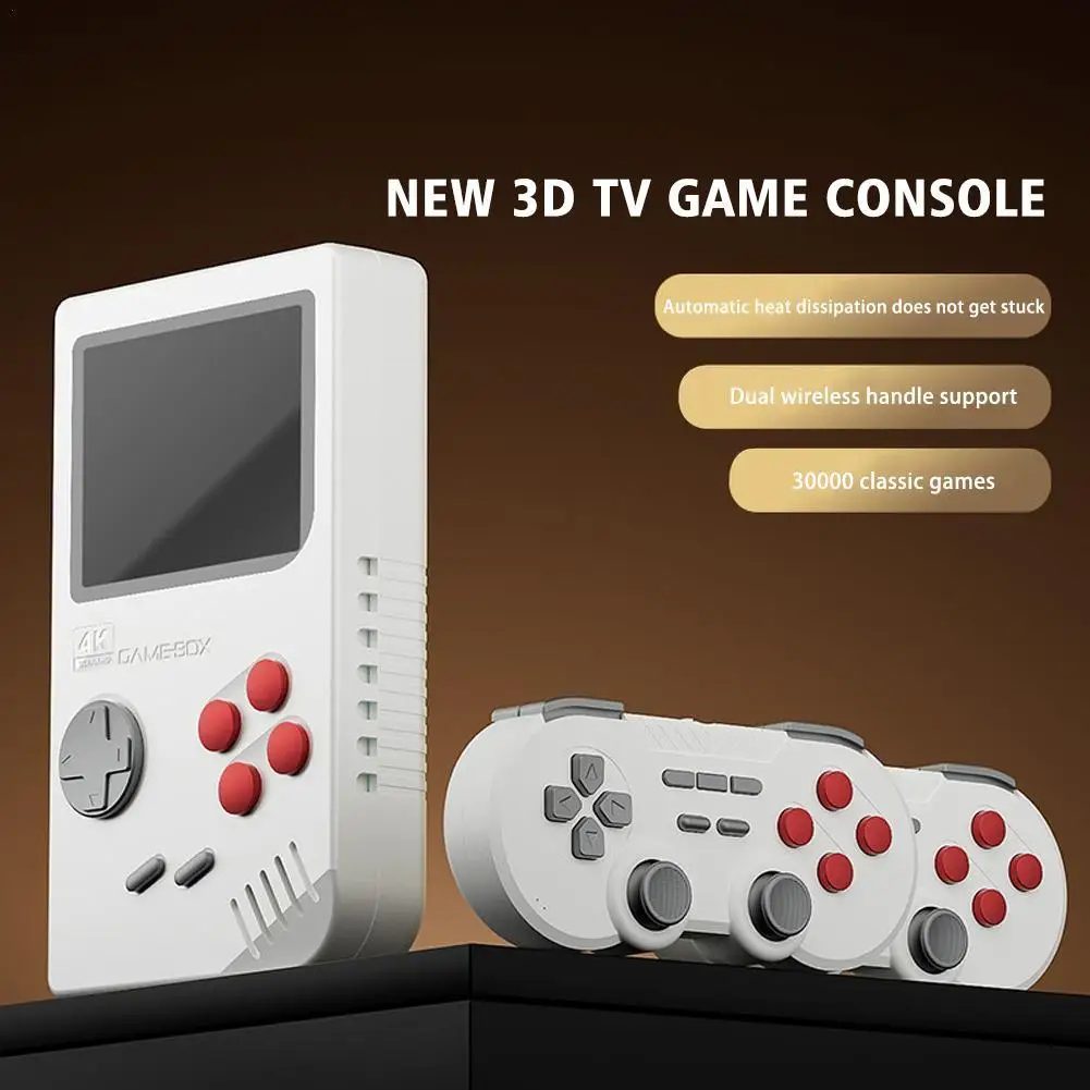 

K8 Large 3D TV Game Console Top Emulators Open-Source 3D TV Game Console HDMI AV Battle 4k Arcade New Game Console