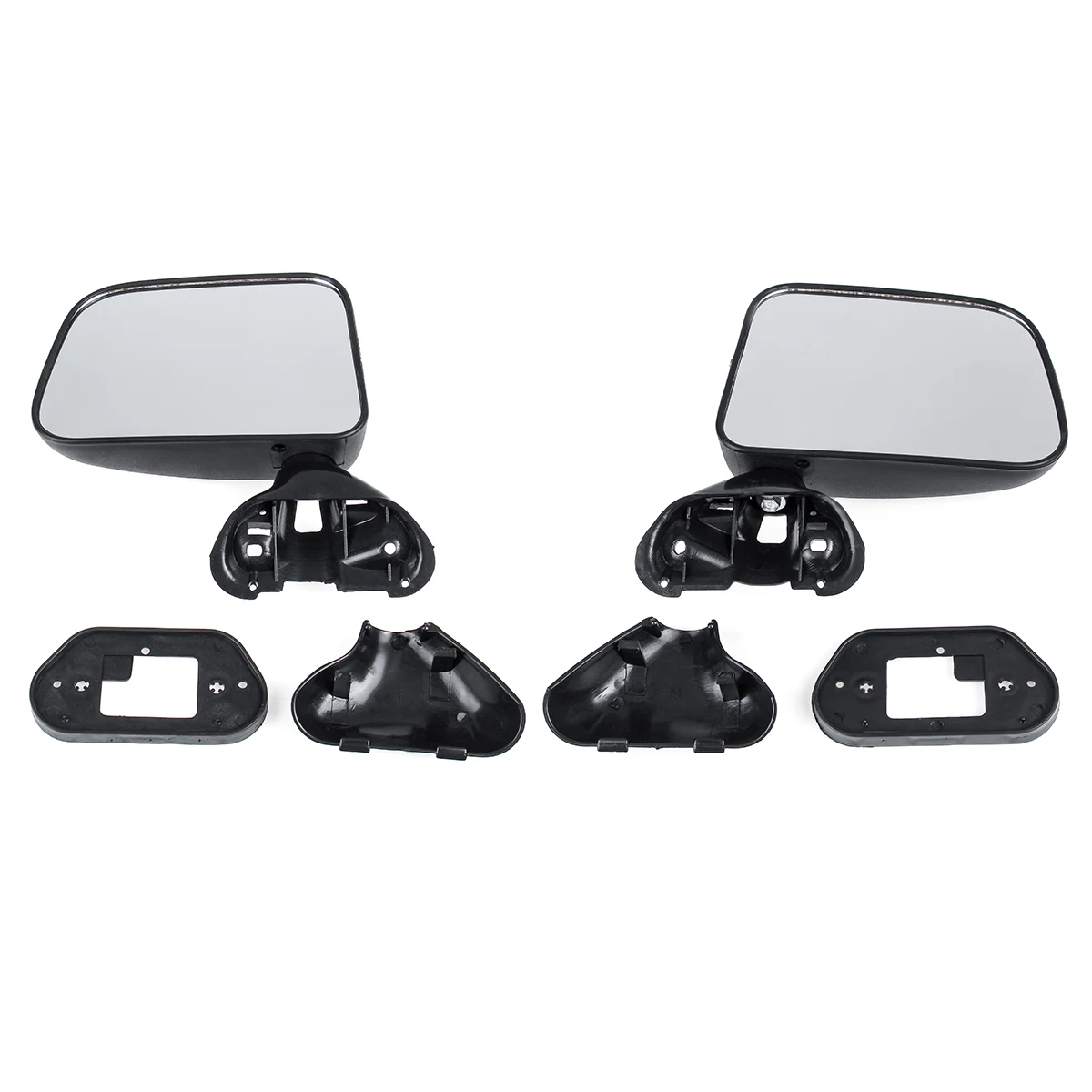 Зеркало заднего вида для автомобильной двери 1 пара черного цвета подходит Toyota