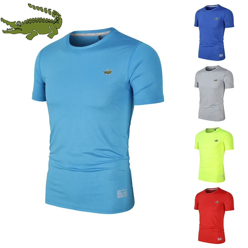 

Embroidery CARTELO New Summer Quick-drying High-quality O-neck T-Shirt Top Casual Breathability T Shirts For Men And Women