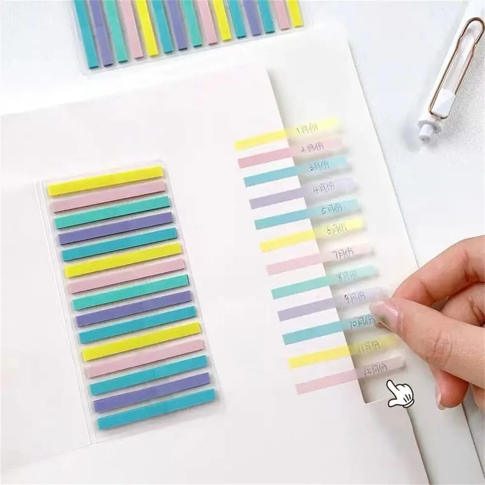 

Page Marker Reading Aid Transparent Fluorescent Stickers Index Sticky Notes Reading Highlight Sticker Index Tabs Flags