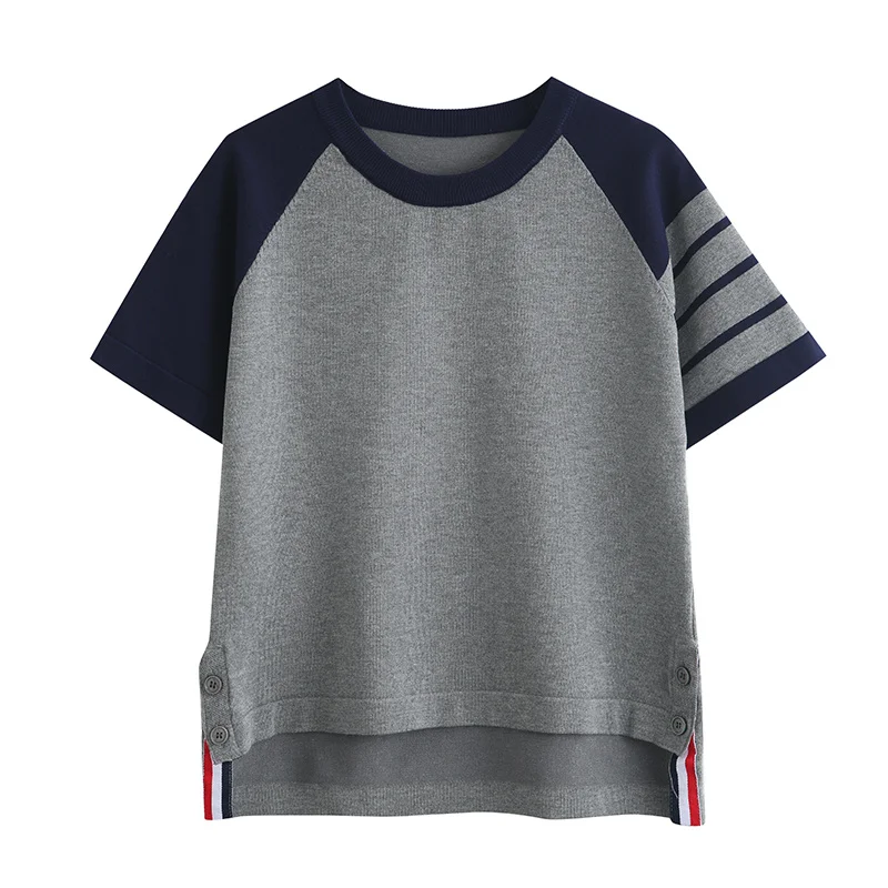 

Printed Harajuku T Shirt Women 2023 Summer Chic Tees 100% Cotton Elegant Graphic Clothes Loose Casual Pullover Tops