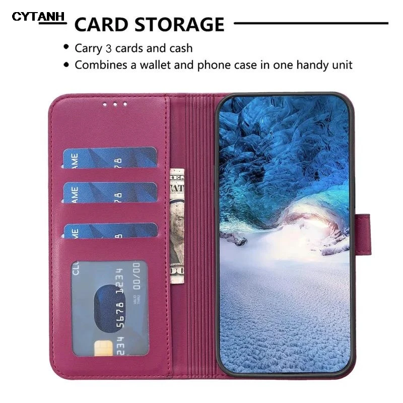 Магнитный кожаный чехол для Motorola MOTO G71 G22 G32 G62 G42 G72 5G G 71 72