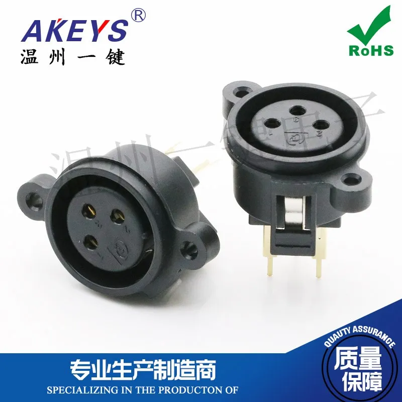 CT3-02HFA Audio Speaker разъем усилителя Cannon Seat трехъядерный 3-контактный разъем для микрофона