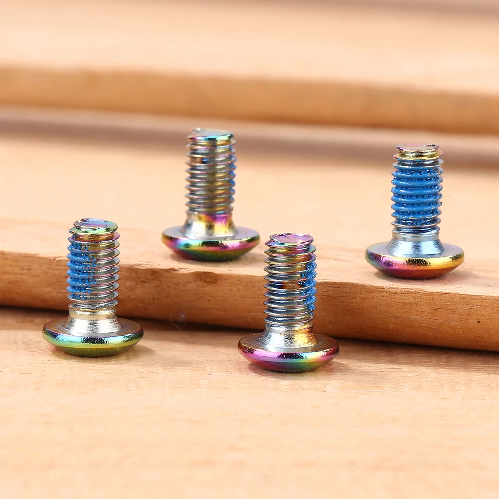 

Велосипедный держатель для бутылки с водой MTB, 12 шт., m5x8 мм, дисковые тормозные болты T25 Torx, титановый держатель бутылки, болты, винты