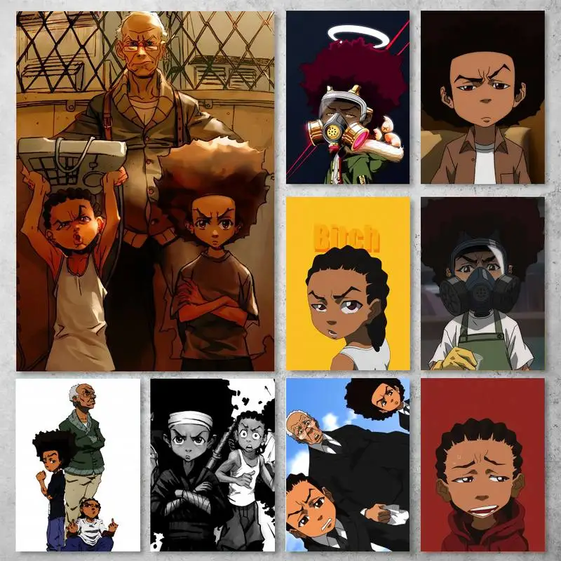 

Huey Freeman The Boondocks Cartoon POSTER Posters Prints Wall Pictures Living Room Home Decoration