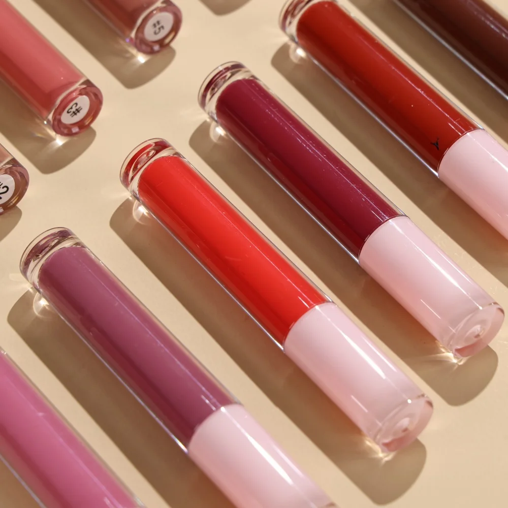 Блеск для губ с индивидуальным логотипом стойкий блеск веганский водостойкий