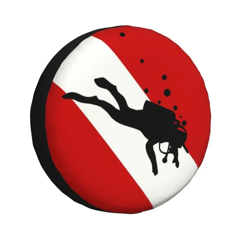 

Scuba Dive Flag Bubble Spare Wheel Tire Cover for Toyota RAV4 Prado Diving Diver Jeep RV SUV Camper Vehicle Accessories