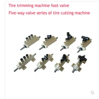 car tire trimming machine accessories five way valve pedal valve switch control valve air valve