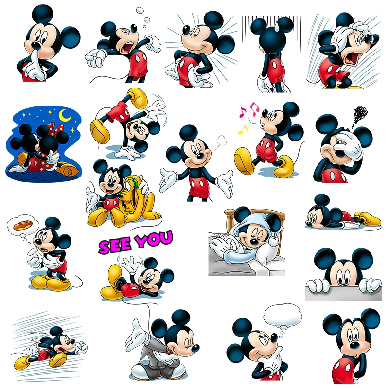 

Anime Disney Pluto Dog Iron-on Transfers Mickey Mouse Thermal Vinyl Heat Transfer Patch For Clothes Applique Stickers