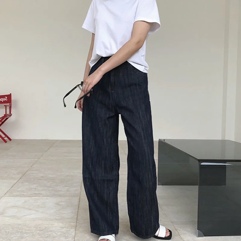 Женские повседневные мешковатые джинсовые брюки в стиле ретро Харадзюку