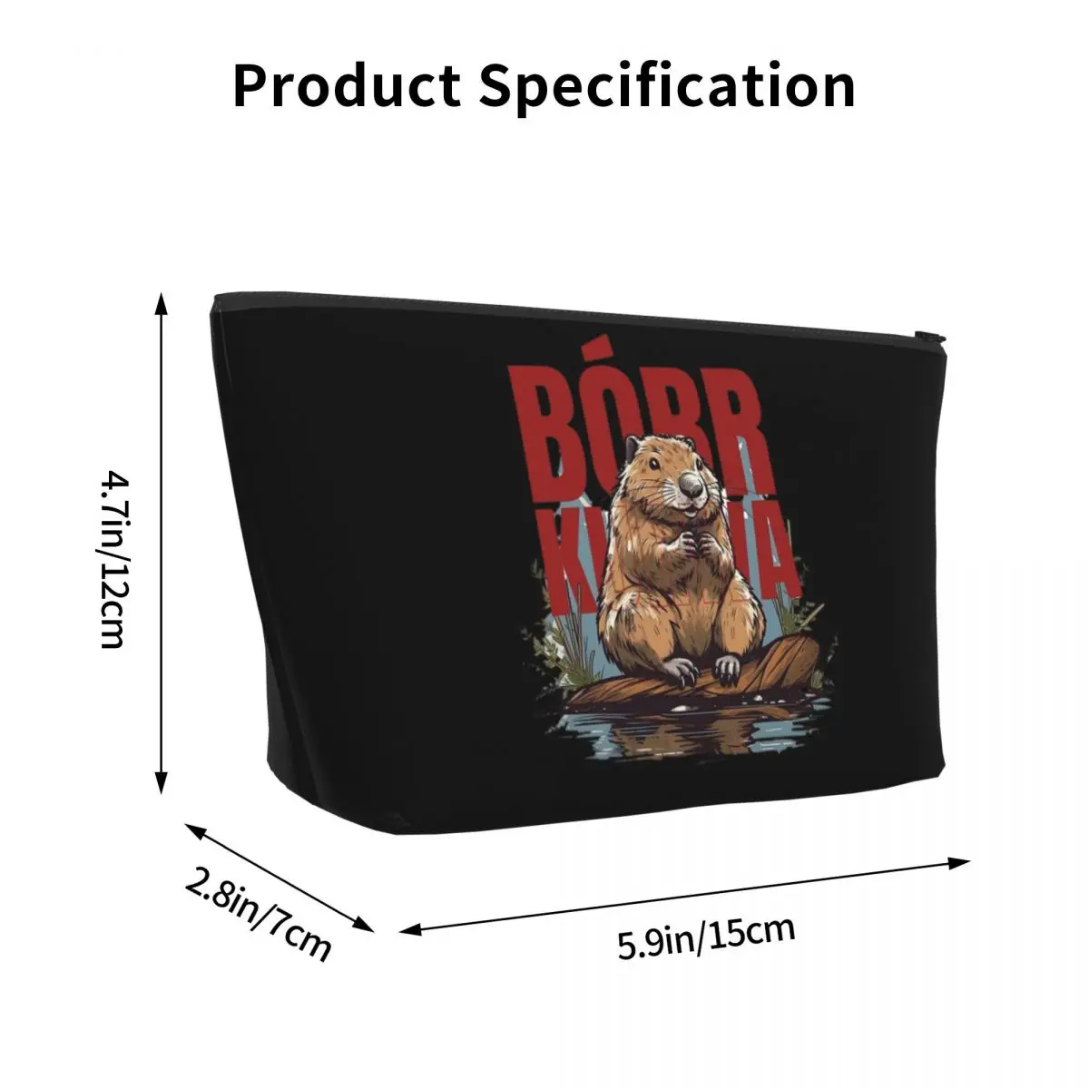 Фото Bobr Kua-Bober, Bobr, Beaver Дорожная косметичка Косметичка Портативный органайзер для женщин Женский подарок №2