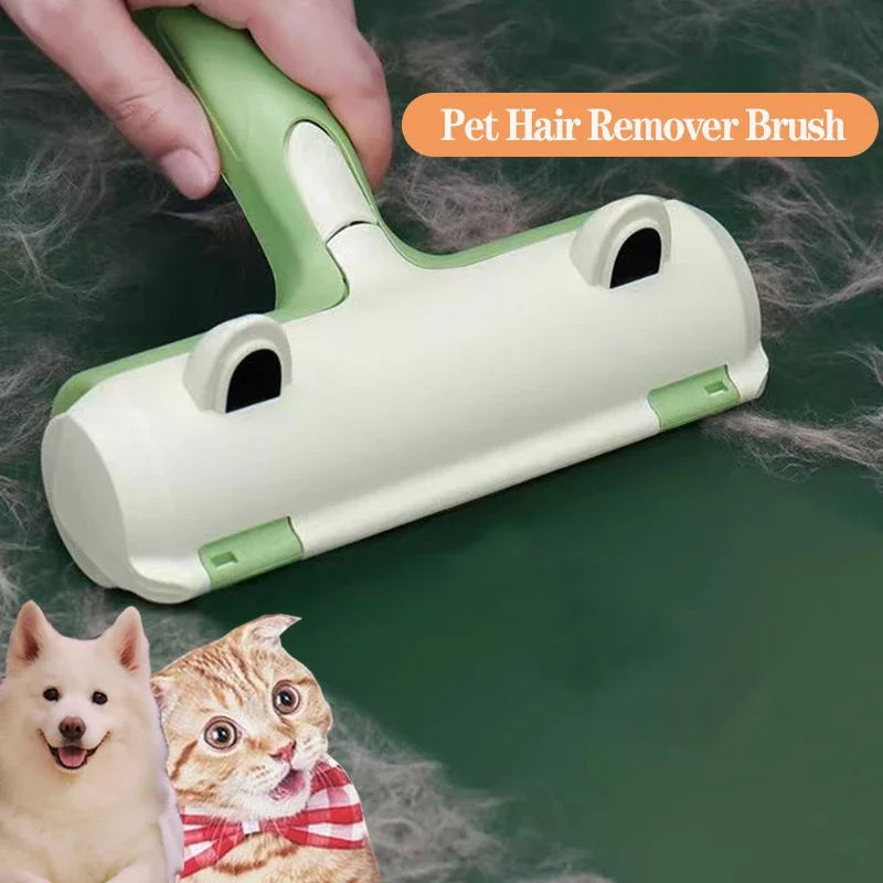 

New Cat Hair Removal Brush Large Pet Fluff Removal Roller Portable Washable Cat Dog Lint Furniture Sofa Cleaning Tool Reusable