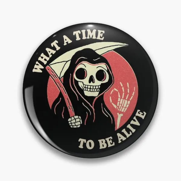 

Женская Металлическая Заколка-пуговица, с мультяшным рисунком