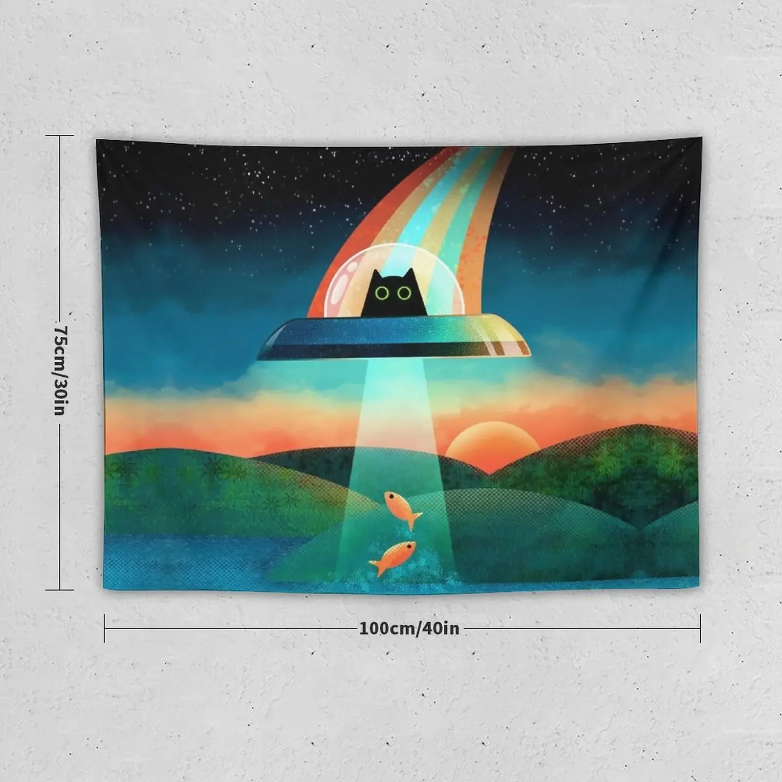 The Purrfect &quotинопланетянин&quot на стене Настенный декор подвесной декоративный