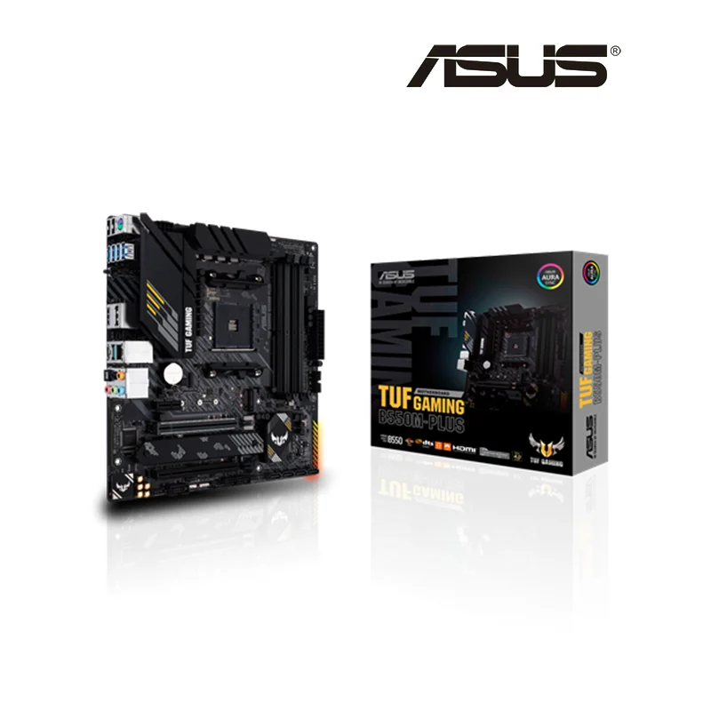 ASUS TUF GAMING B550M PLUS Micro-ATX AMD B550 DDR4 4800(OC) MHz 128G M.2 SATA 6 Φ USB 3 2 процессор для настольного ПК с