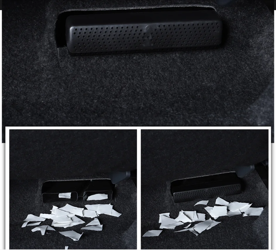 

For TOYOTA RAV4 RAV 4 XA50 2019 - 2022 Accessories Seat Bottom AC Air Duct Vent Anti-blocking Protection Cover Trim Plastic