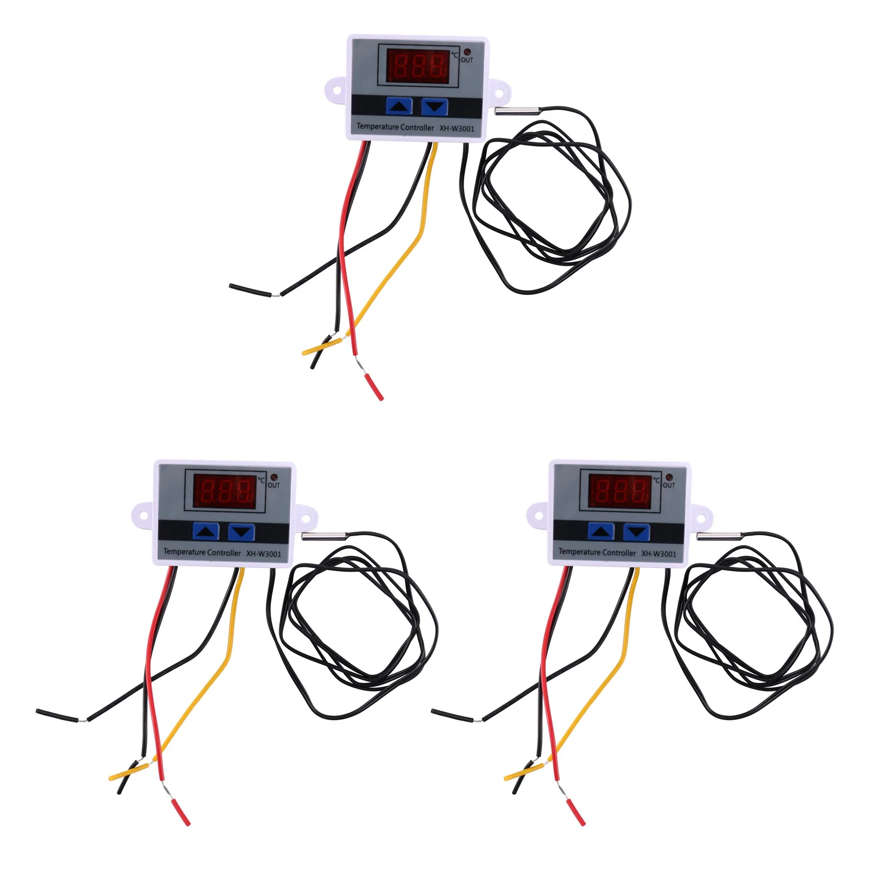

JFBL Hot 3X 10A AC110-220V цифровой светодиодный регулятор температуры