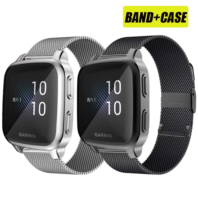 

Wristband for Garmin Venu Sq music Smartwatch Soft Protector Case Bracelet for Garmin Venu Sq Strap Protective Cover shell frame