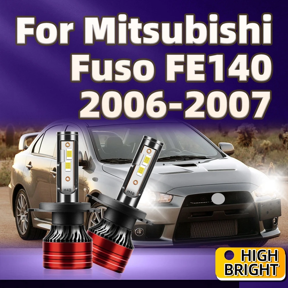 

2 шт. Новинка 180 Вт модернизированная светодиодная фара Turbo 3570 CSP H4 6000K белая Автомобильная фотолампа для Mitsubishi Fuso FE140 2006 2007