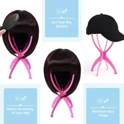 Складная пластиковая подставка для парика