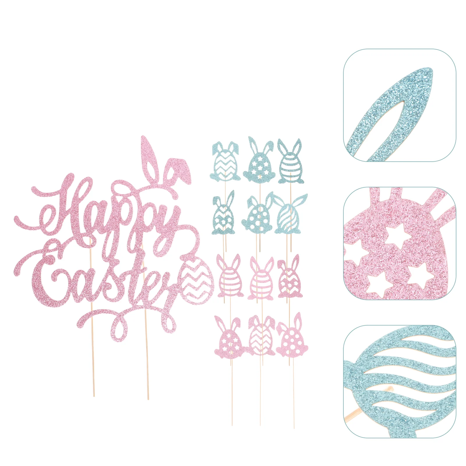 

Cake Pick Cupcake Topper Toppers Easter Decoration Bakingdiy Dessert Festival