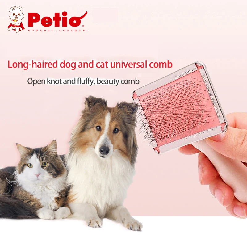 

Petio Dog Grooming Knotting Comb for Cats Does Not Injury Skin Massage Needle Comb to Remove Floating Hair Artifact