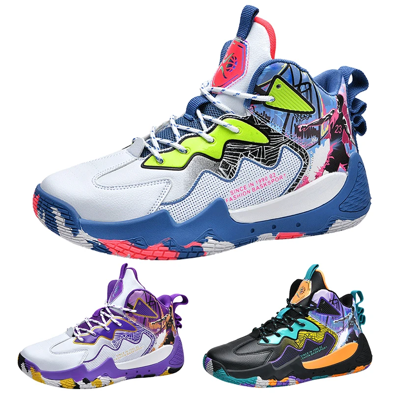 Youth Comfortable Casual Sport Footwear Boy Girl School Sports Training Basketball Shoes Running Shoes Student Outdoor Shoes
