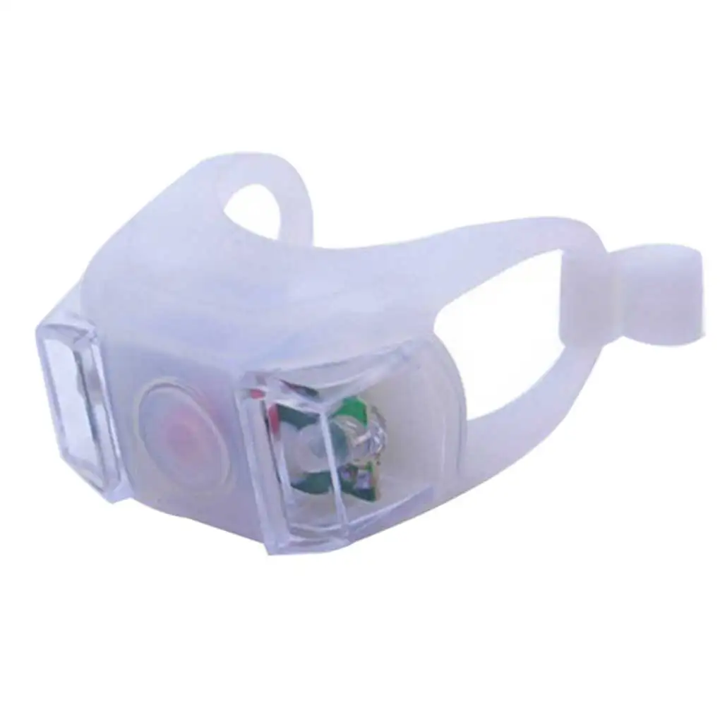 

Светодиодные силиконовые фонари для велосипеда, водонепроницаемые велосипедные передние и задние фонари на рельсах, предупреждающие ламп...