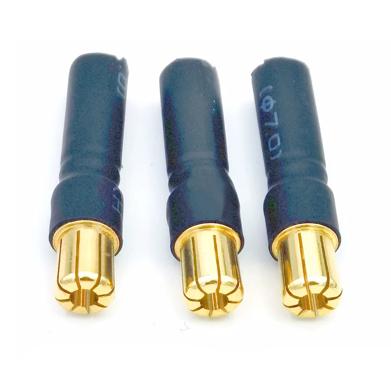 

3 шт. 6,5 мм штекер типа «банан» на гнездо 5,0 мм переходник преобразователь адаптер «сделай сам» для радиоуправляемого самолета модели двигателя ESC игрушечные аксессуары