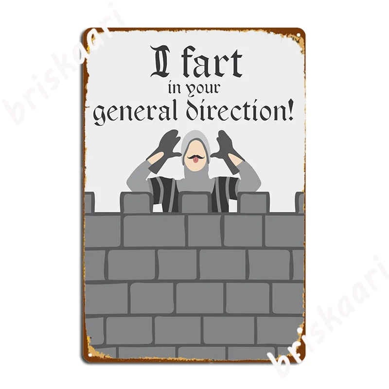 

Французский талисман охранник Плакат Металлический налет дизайн плакат настенная пещера оловянный плакат