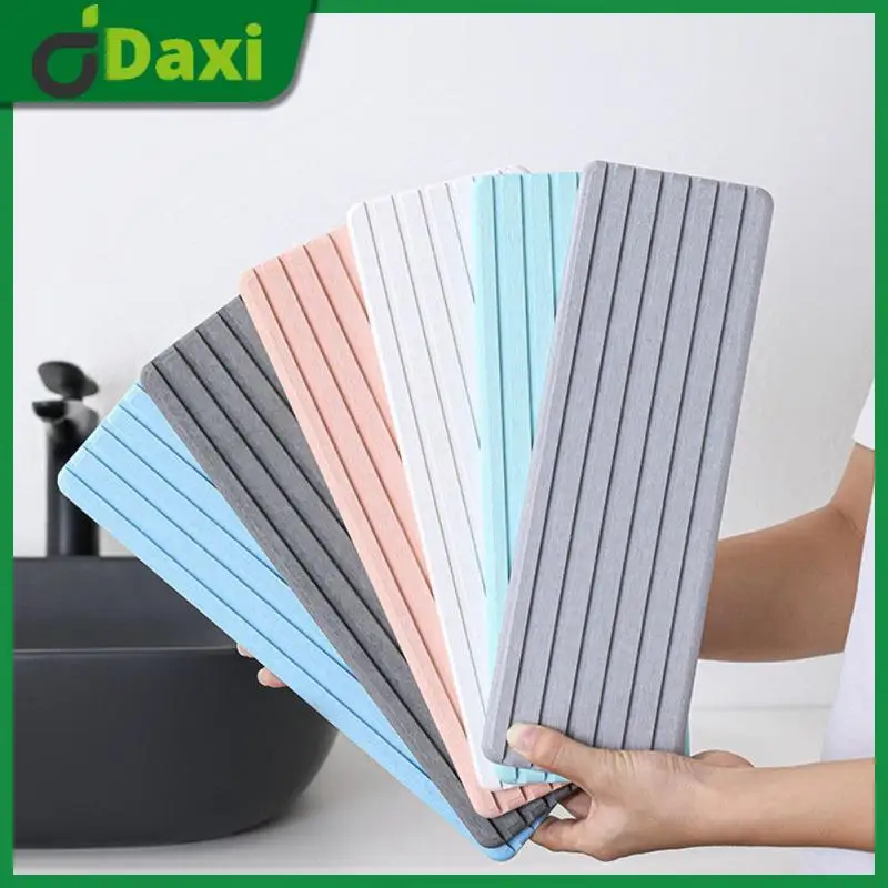 

Durable Absorbent Coaster Easy Cleaning Quickly Dry Diatom Mat Cups Coasters Bathroom Accessories Natural Bathroom Wash Pad