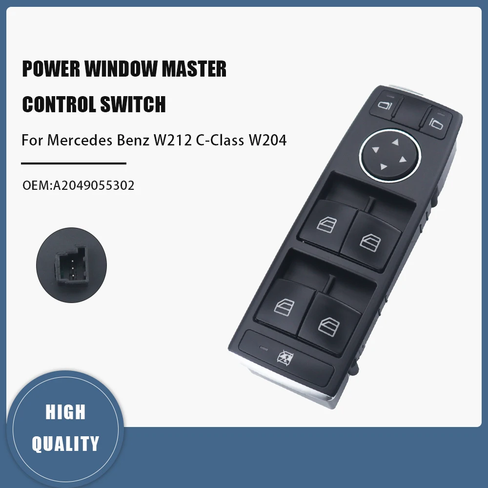 

Для Mercedes Benz W204 W212 C207 A207 C E Class X204 A2049055302 A1669054300 Главный переключатель стеклоподъемника, кнопка управления регулятором