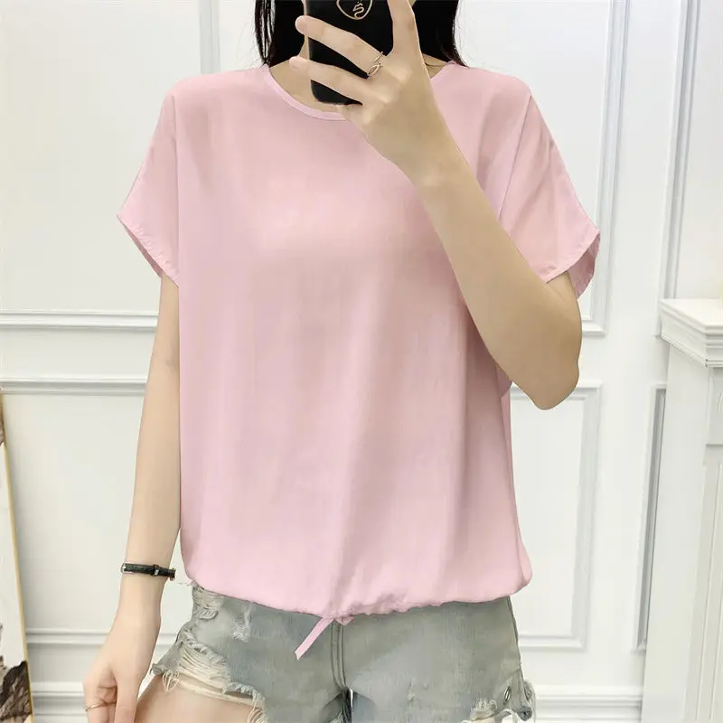 

Pregnant women's summer new loose short-sleeved top T-shirt white