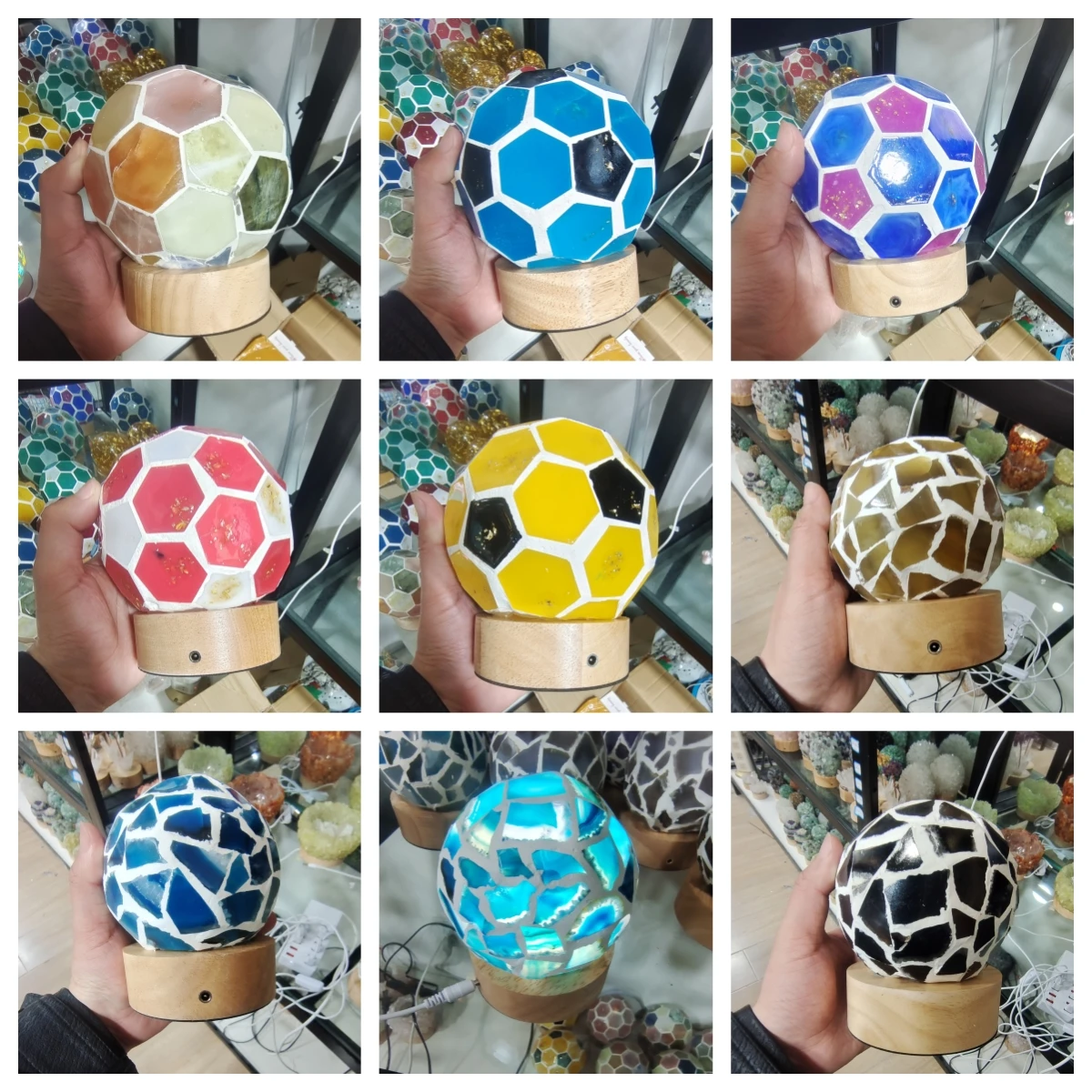 

1 шт., прикроватный столик в форме футбольного мяча