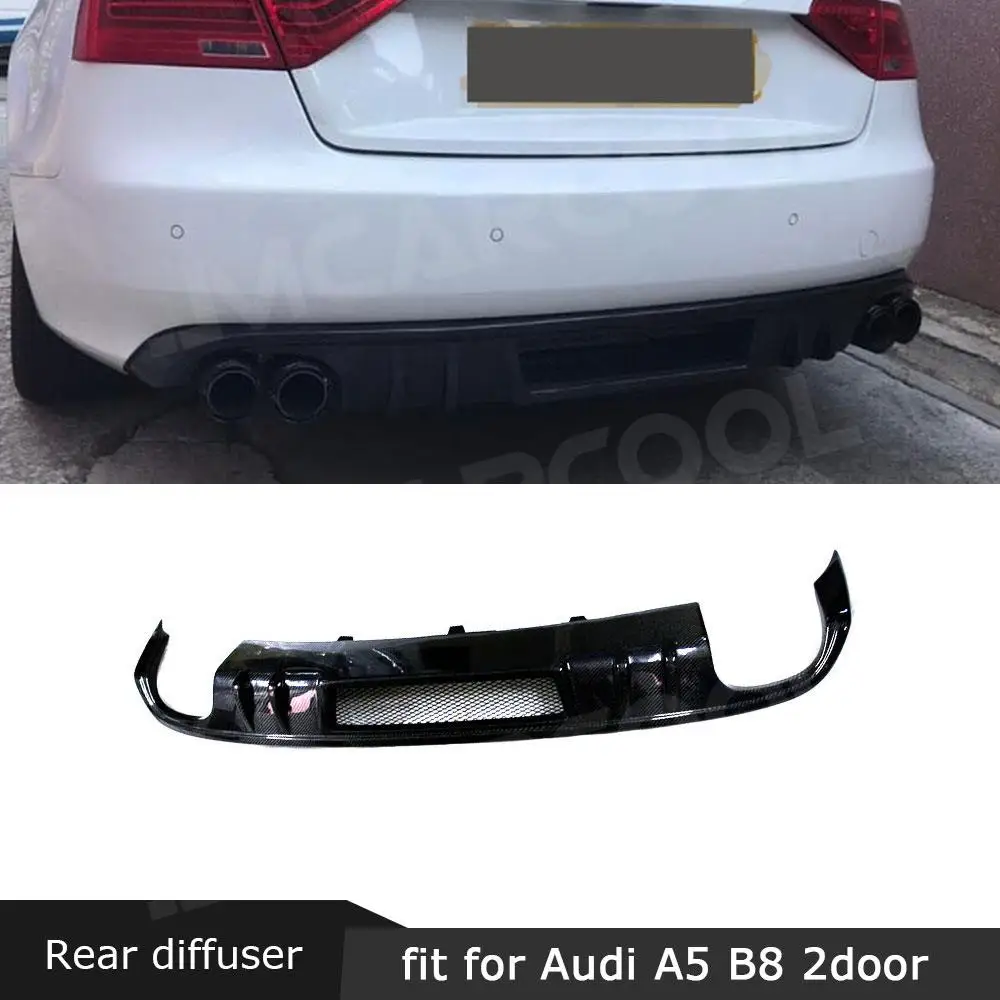 

Задний диффузор из углеродного волокна для Audi A5 Coupe 2008-2011 задний диффузор