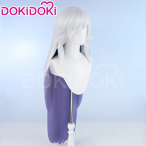 Парик Эмили Аниме Косплей Парик DokiDoki Женщины 100 см Длинные Волосы Предварительно Гофленый Парик Эмили Высоко Жаростойкие Волосы Бесплатная Парик Кепка