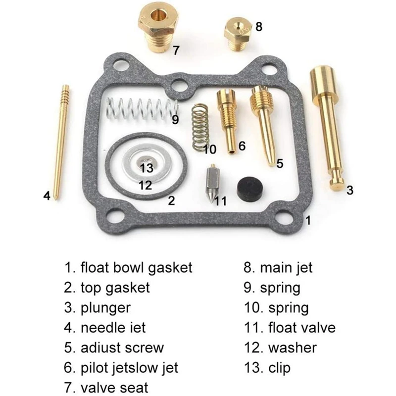 Мотоциклетный Карбюратор Carb Ремонтный комплект замена подходит для Yamaha GT80 1974-1980