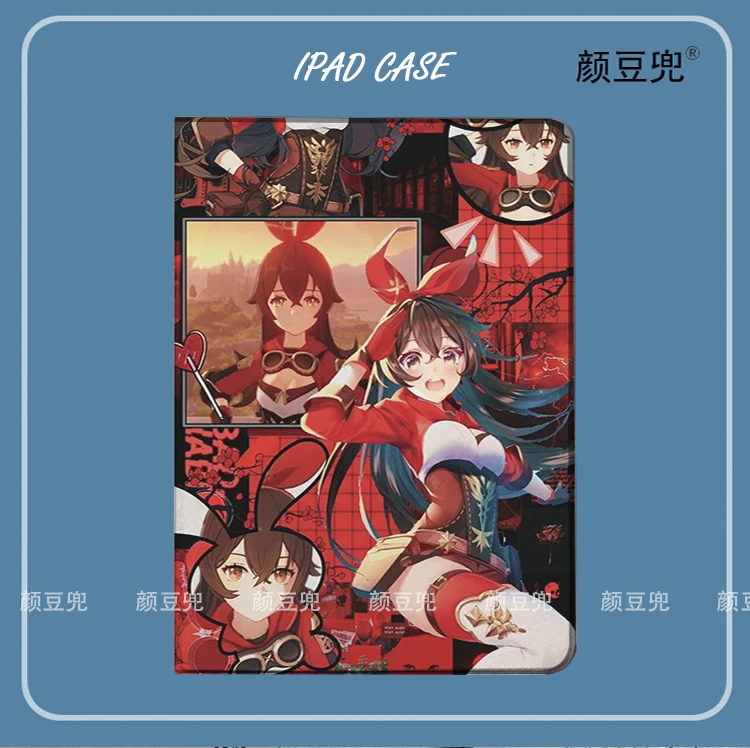 

Amber Anime Genshin Impact Case For iPad 10.2 7th 8th 10th Air 2 3 Mini 6 5 Case Luxury Silicone For iPad Air 4 5 iPad Pro 11 in