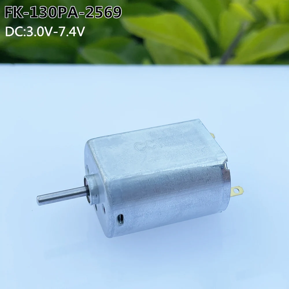 

Mini FK-130PA-2569 Electric Motor DC 3V-7.4V 26000RPM High-speed Carbon Brush High Torque DIY Toy Four-wheel Drive Accessories