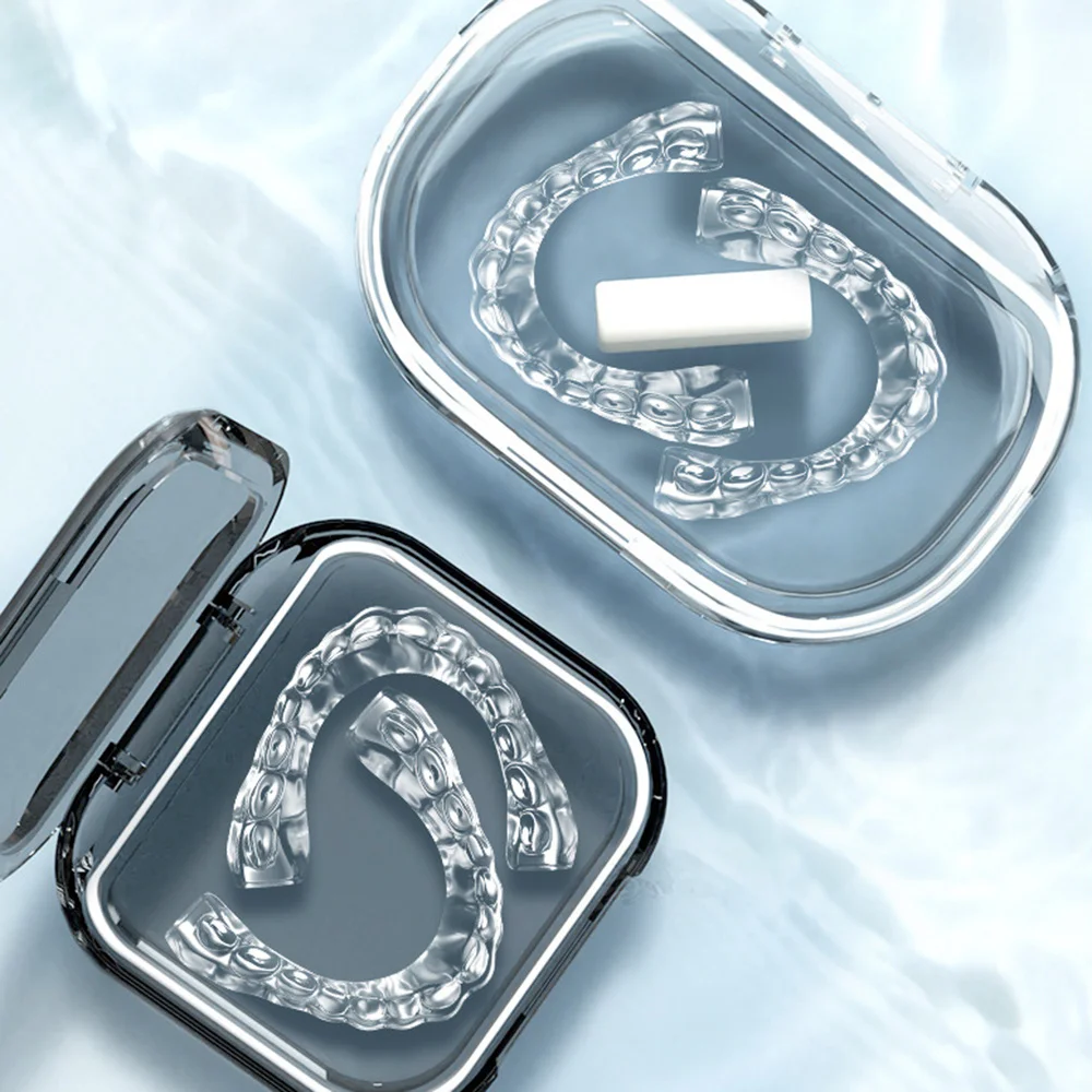 

Portable Orthodontic Braces Storage Box Storage Box Sealed Transparent Plastic Box Compartment Dust-Proof Braces Boxes Hot Sale