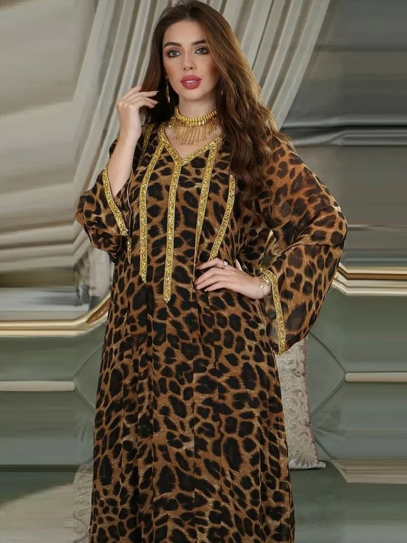 Ramadan Eid Mubarak Abayas For Women Caftan Marocain Abaya Dubai Turkey Islam Muslim Long Maxi Dress Robe Longue Musulmane Femme