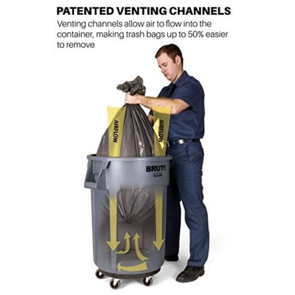 Коммерческая продукция мусорный бак для больших нагрузок 20 галлонов серый