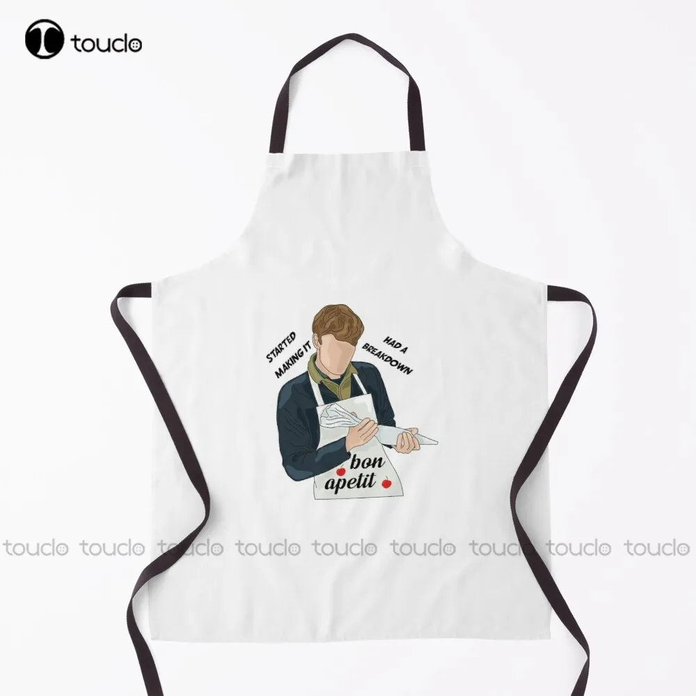 

James Acaster: Bon Apetit Apron Funny Aprons Garden Kitchen Customized Unisex Adult Apron Household Cleaning Apron