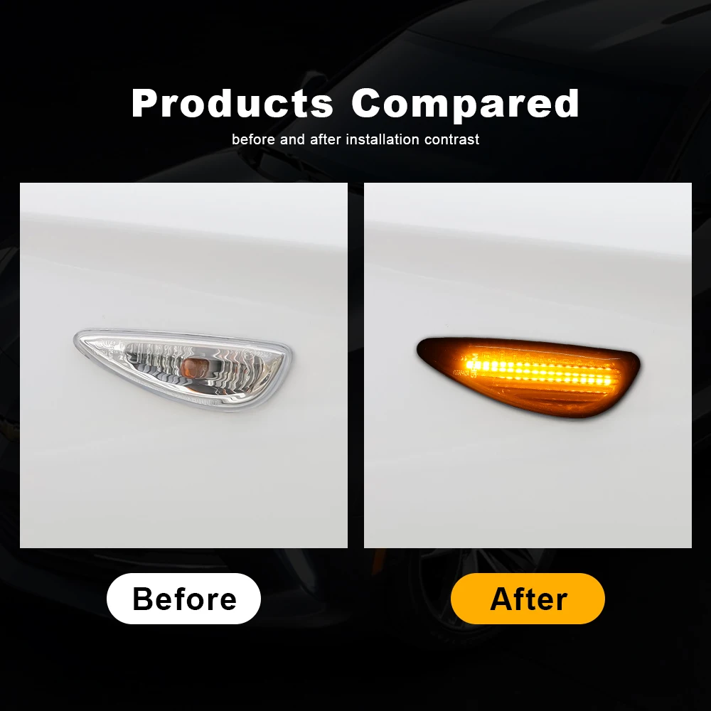 Фото Для Hyundai Solar Verna Accent IX20 Elantra MD Avante 2011-2016 923030U000 Светодиодный динамический указатель поворота, боковой габаритный фонарь №3