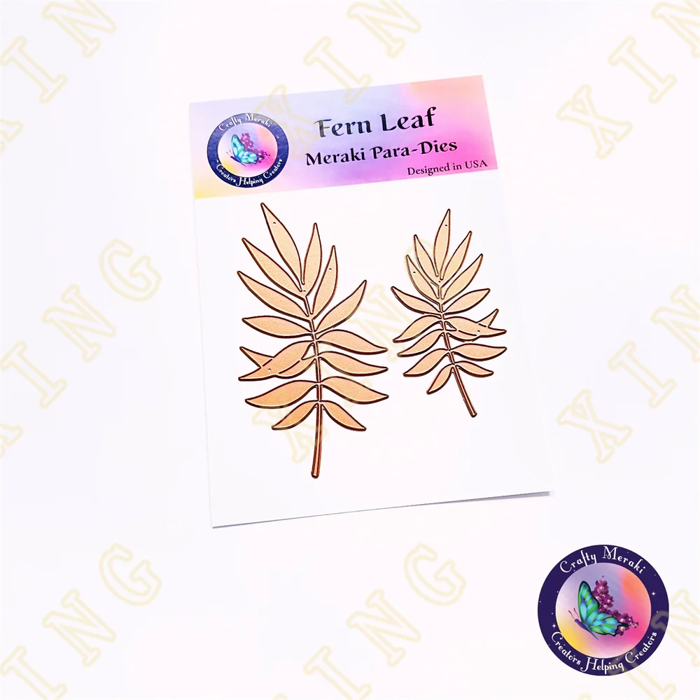 

Fern Leaf 2022 New Metal Cutting Dies Scrapbook Diary Decoration Stencil Embossing Template Diy Greeting Card Handmade