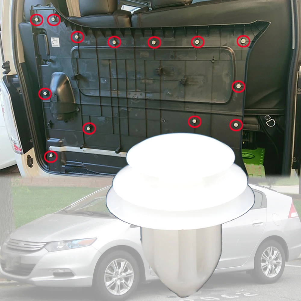 

Заклепки для передней панели автомобиля, левая и правая дверь, зажимы для подкладки на крышу для Honda visze2/ZE3 2009 2010 - 2014