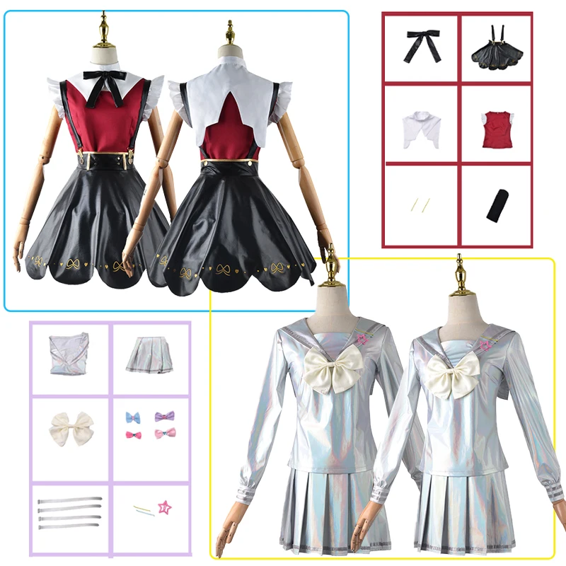 

Needy Girl Overdose Cosplay Costume Game Angel-chan Sugar Candy Cosplay Wig Jk Sailor Suit Full Set Halloween Cosplay Clothing