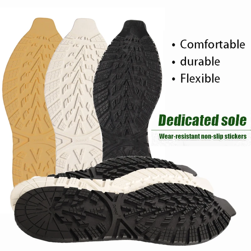 Rubber Soles for Men Women Shoes Replacement Outsole Insoles Repair Sheet Sneakers Sole Protector Wearproof Anti-slip Shoe Patch